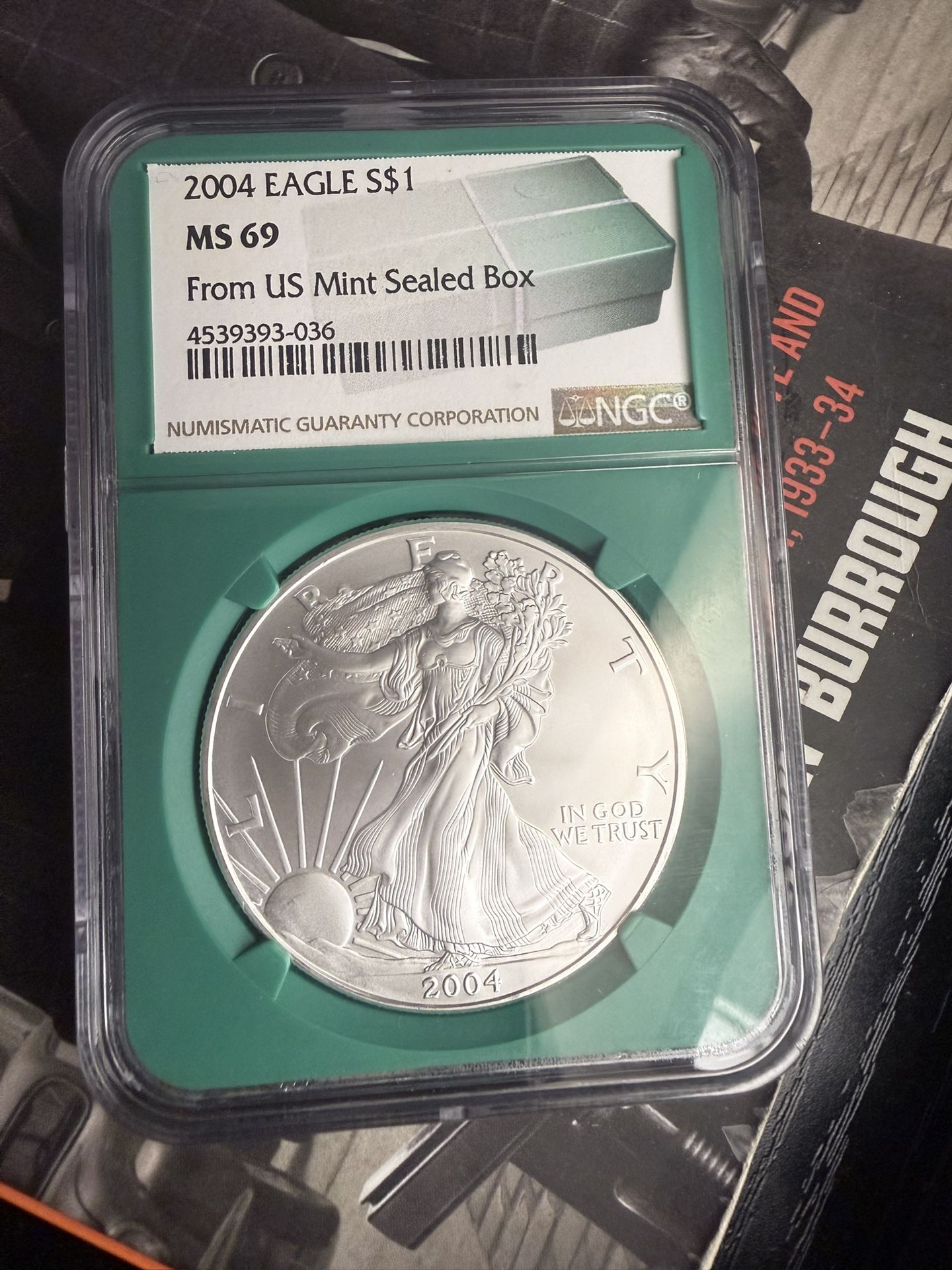 2004 ms69 ASE green label