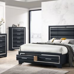 Six piece queen bedroom set