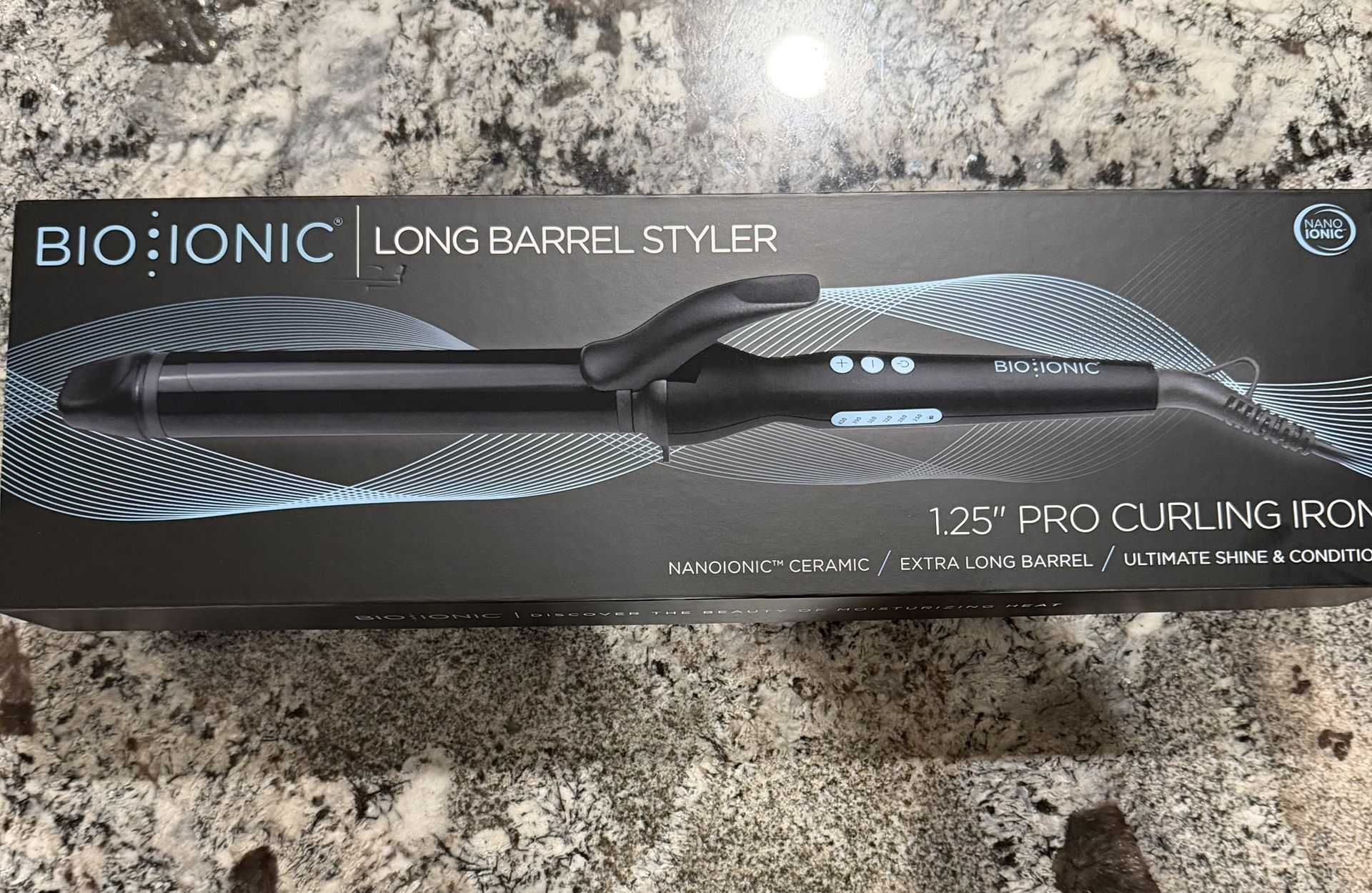 BIO IONIC LONG BARREL STYLER / 1.25’’ PRO CURLING IRON 