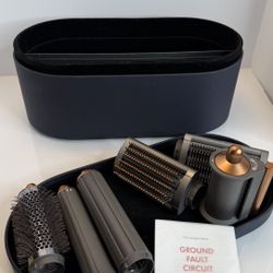Dyson Airwrap Attachments Lot with Case – No Styler
