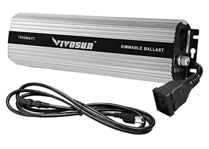 (New) 1000 watt Dimmable Digital Ballast for HPS MH Grow Light, UL Listed & Soft Start Program