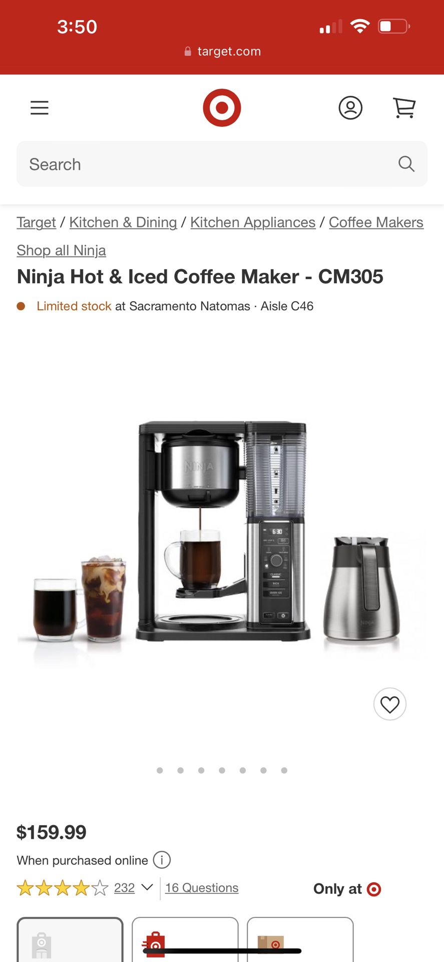 Ninja Hot & Iced Coffee Maker