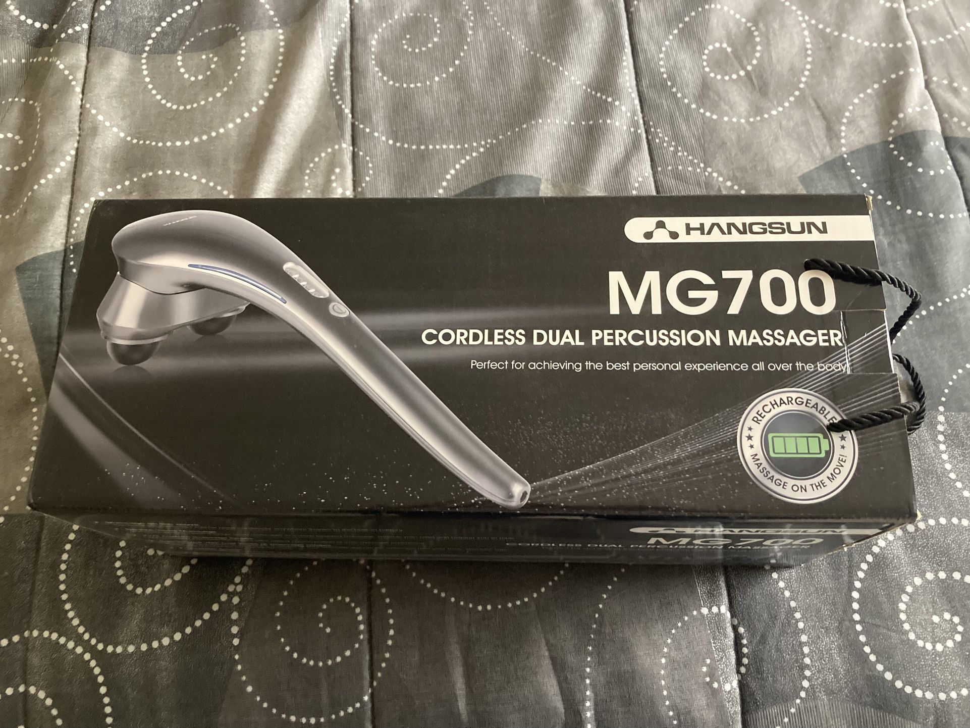 Cordless Dual Percussion Massager Hangsun