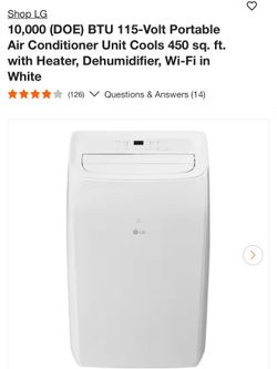 LG portable AC