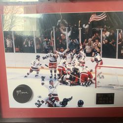 Miracle On Ice Signed Puck