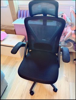 Ergonomic Office Chair - X-Shaped Computer Desk Chair Comfy, Gaming Chair, Office Chair with Lumbar Support, Mesh Office Chairs with Headrests, Desk C