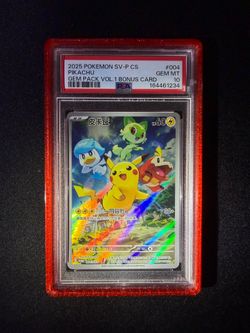 PSA 10 2022 Pokemon Chinese SV Promo Pikachu PreOrder