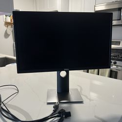 Monitor, cables and Logitech wireless mouse and keyboard - perfect condition 