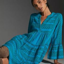 Devotion Twins Embroidered Ella Tunic Dress Size Small
