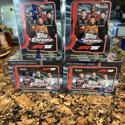 2025 Topps Chrome Formula 1 Value Boxes