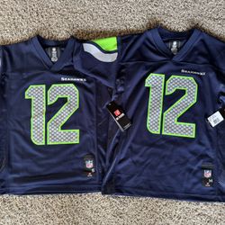New Youth Seahawks 12 Fan Jerseys