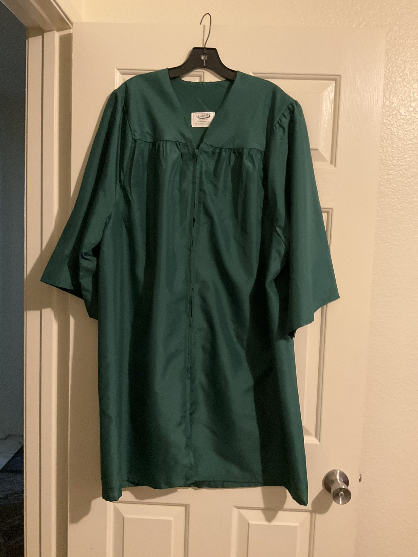 Graduation Green Gown Like New