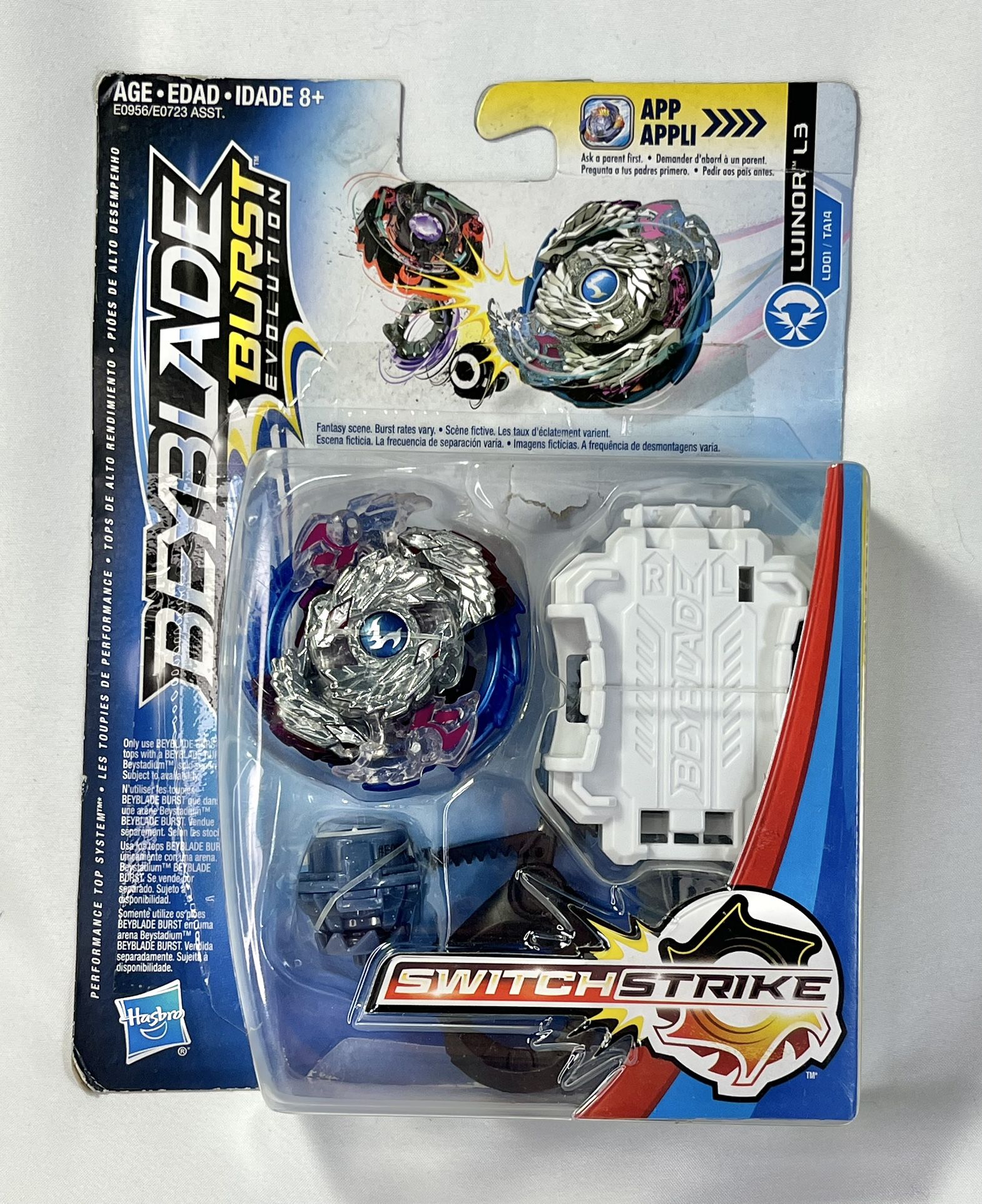 Hasbro E0956 Beyblade Burst Evolution Switch Strike Luinor L3 New Factory Sealed