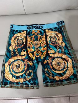 PSD Blue & Gold Baroque/Designer Boxer Briefs 💙💛 MEDIUM