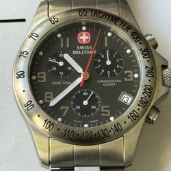 Swiss Army Chronograph 100 Meters 40 Mm For Men
