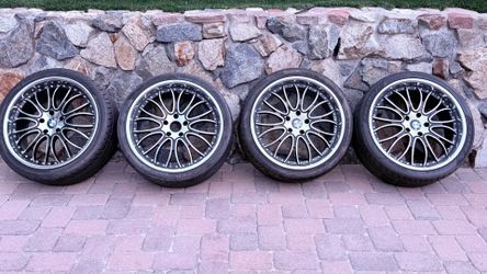 🔥 20” Aftermarket Wheels & Tires for BMW 5 Series – Never Installed 🔥