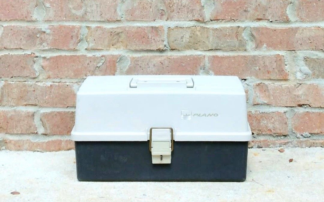 Vintage Plano 2-Tier Tray Tackle Box 