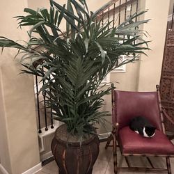 6 Feet Faux Tree In Solud Bamboo Pot