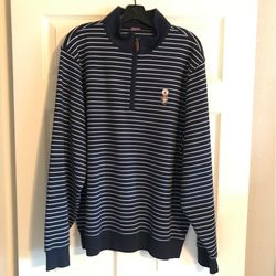Men’s Martin XL navy striped sweater