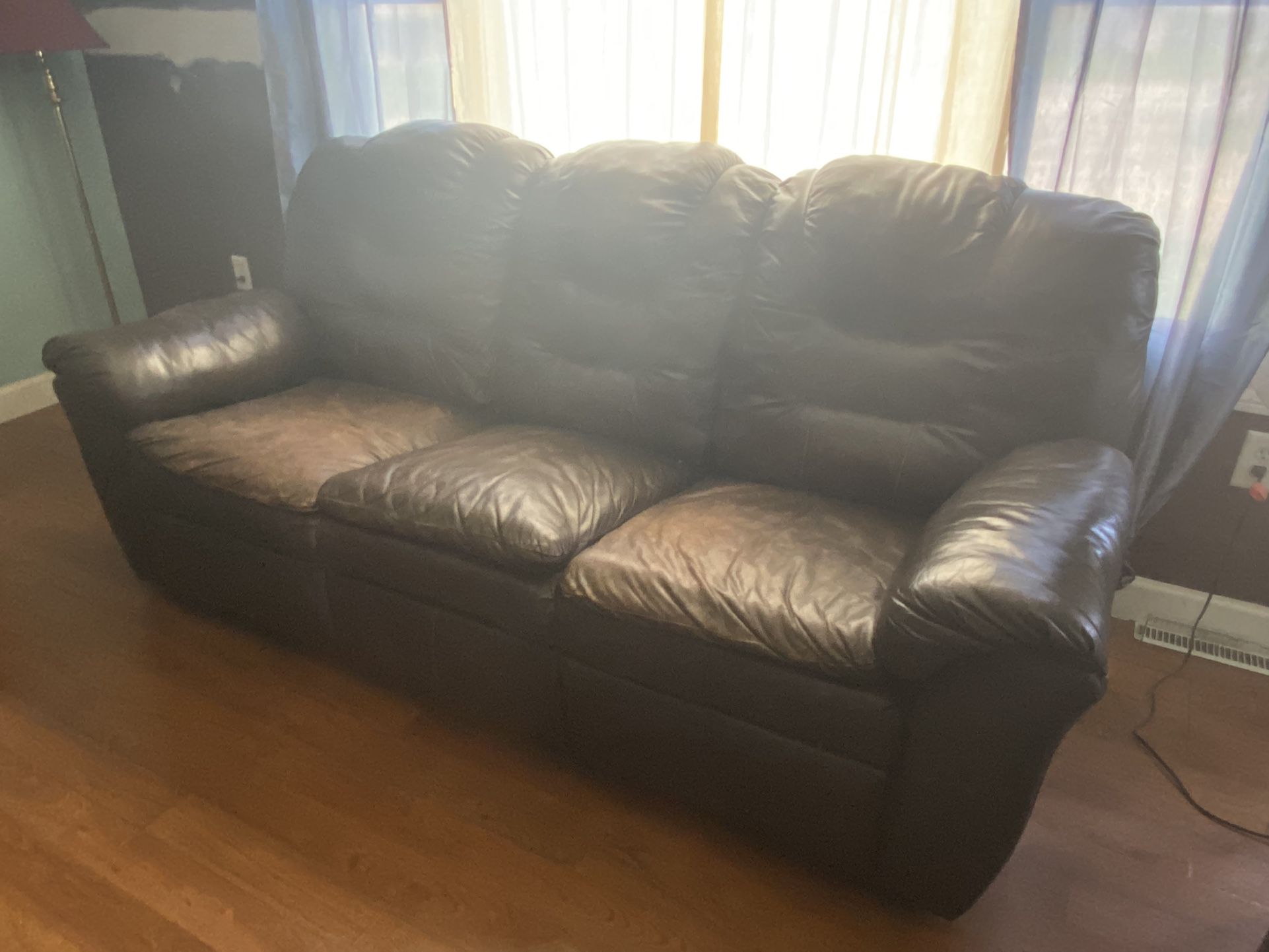 Brown Recliner Couch $50