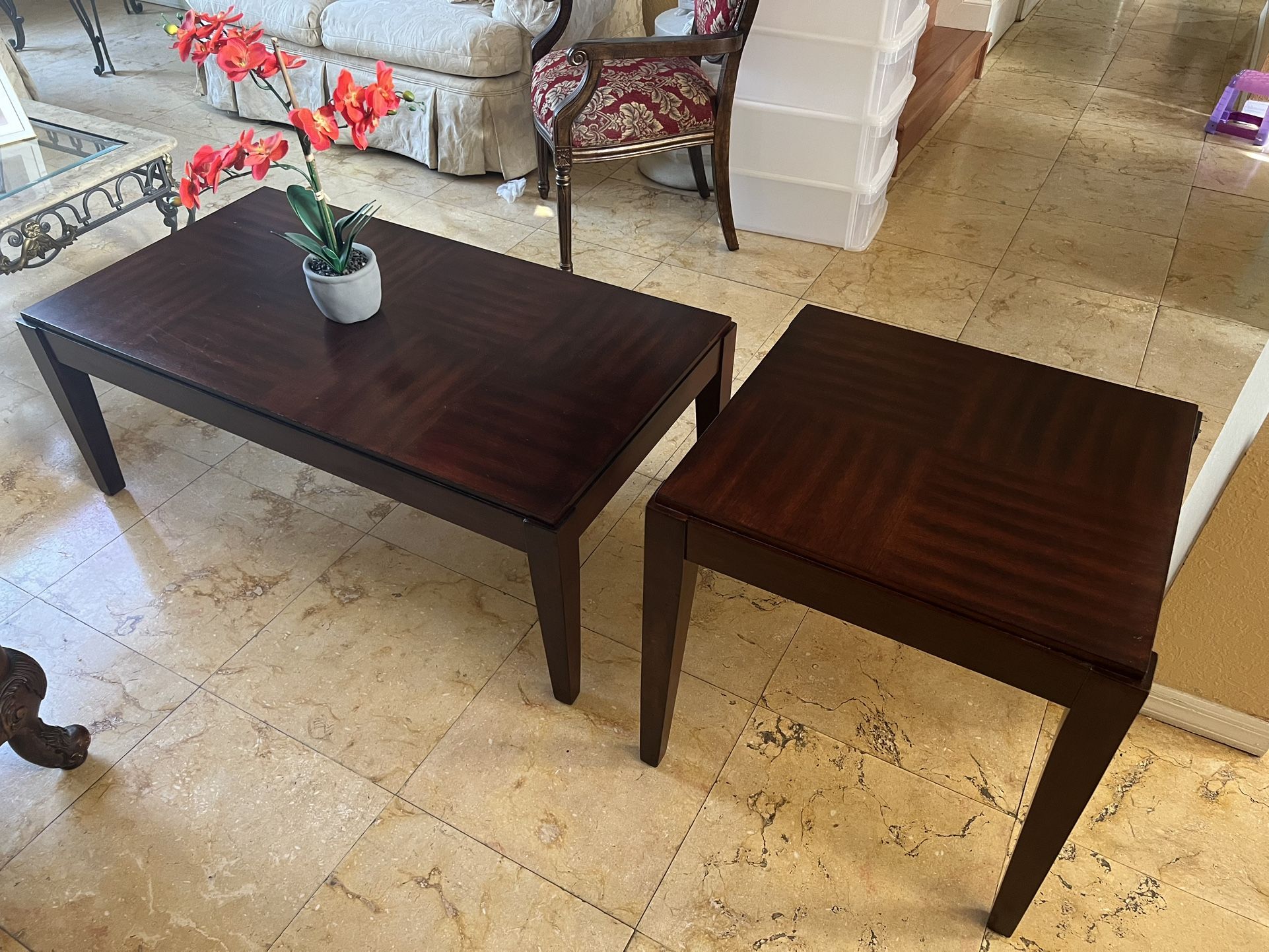 Coffee Table With End Table