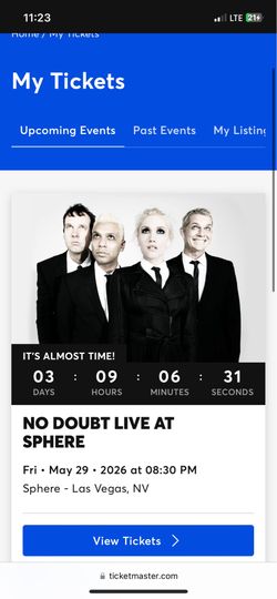 No Doubt Las Vegas Sphere