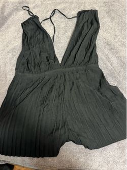 Black Plus Size 1X Romper