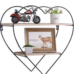Hanging Shelves Heart