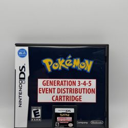 Pokémon Gen 3-4-5 Distribution Cartridge 1,790 Events