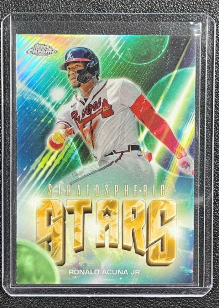 Real Nice Ronald Acuna Jr. Rookie Card In MINT CONDITION