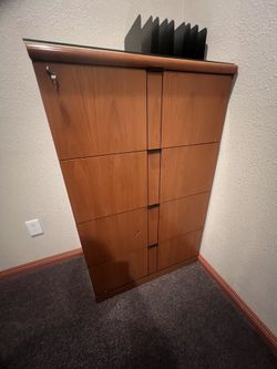 Commercial Executive Wood Filing / Storage Cabinet – Creative Wood – Locking