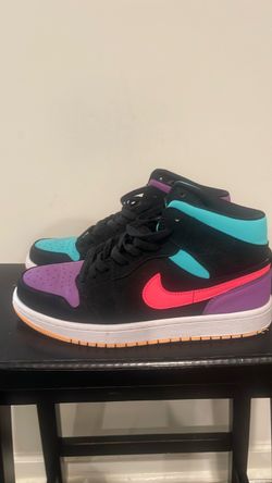 Air Jordan 1 Mid Multicolor Sneakers