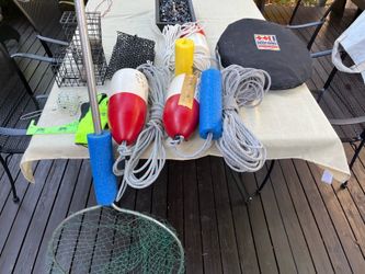 Dungeness Crab traps and equipment complete set you are ready to go!