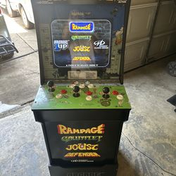 Arcade 1UP Rampage with riser