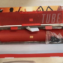 Tech 2 Tube Wireless Bluetooth Red Speaker