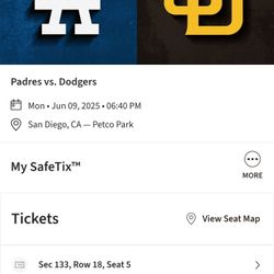 Dodgers And Padres Monday June 9