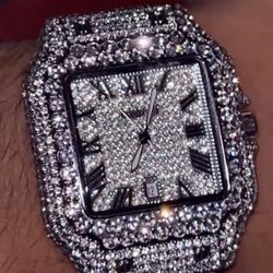 Moissanite bust down Cartier