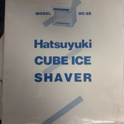 Hatsuyuki Cube Ice Shaver ( Brand New )