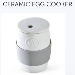 Pampered Chef Ceramic Egg Cooker