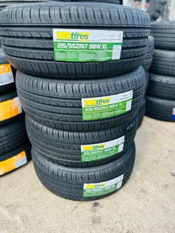 Brand New 4 Tires Free Mount Balance installed 215/55R17 Fullway HP108 98W