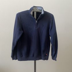 Izod Navy 1/4 Zip Fleece Pullover - Men’s Size S/P