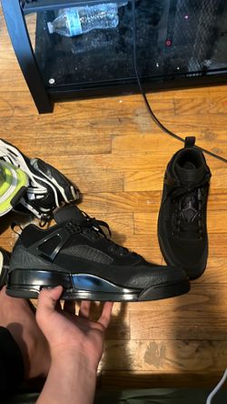 Jordan spizike low black cat size 10