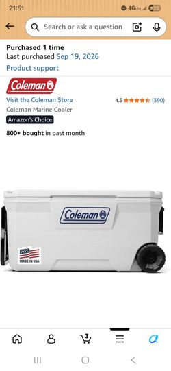 Coleman 100qt