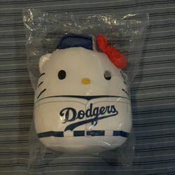 HELLO KITTY SQUISH PLUSH DODGERS