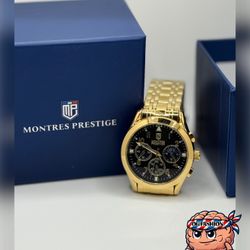 Watch Gold – Black Dial – New in Box