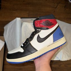 Jordan 1 High Fragment x Union LA Varsity Red 