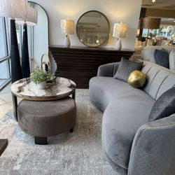 Modern Curved  Sofa  ( Modern Home Furniture) 
