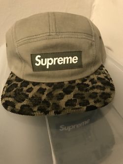 Supreme 5 panel leopard cap