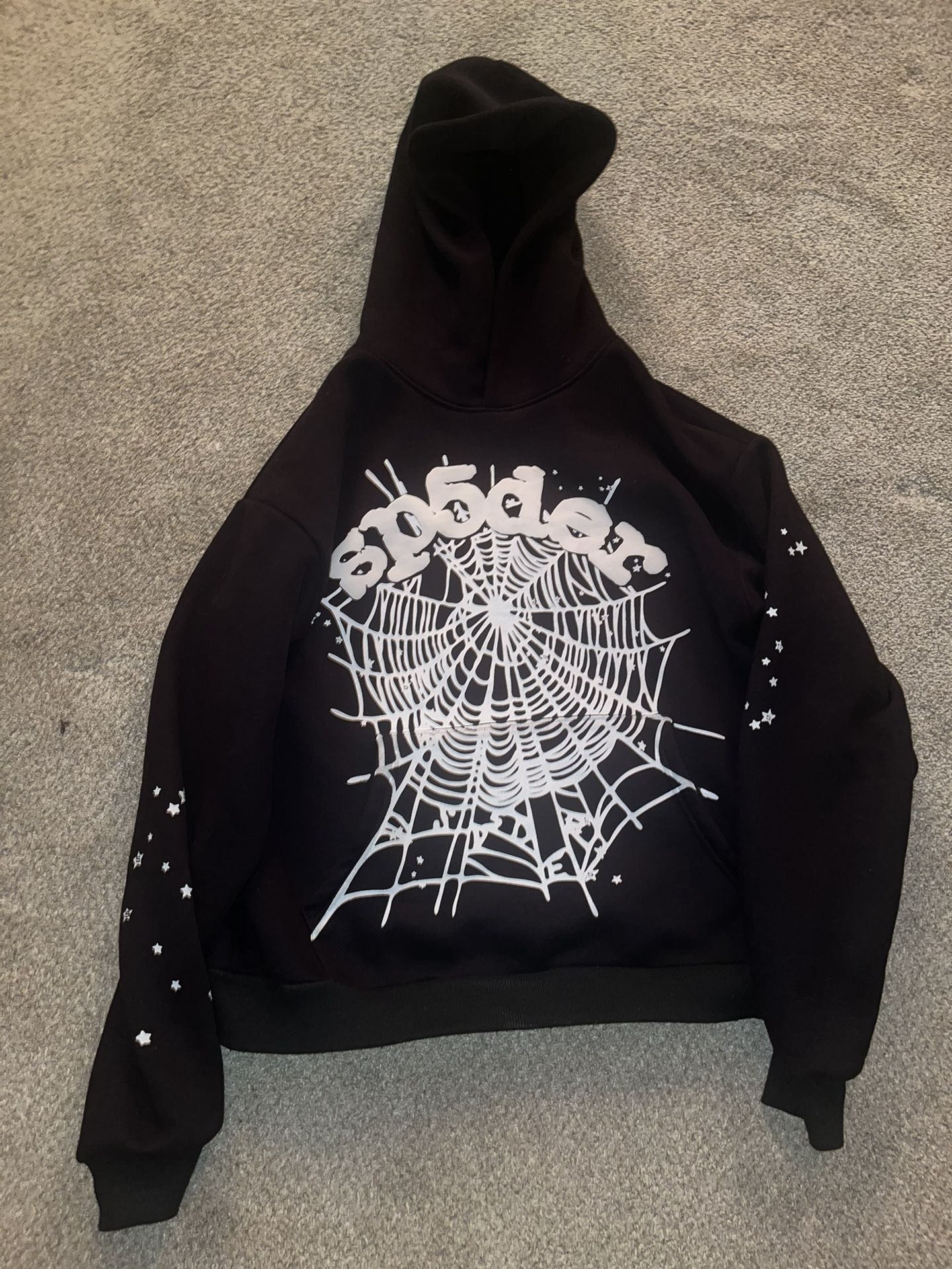 OG sp5der black and white Hoodie