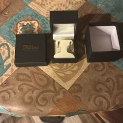 14k Gold Earrings With Diamonds 